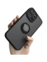Hurtownia GSM - Etui z uchwytem na palec Bizon Case Hybrid Ring do Apple iPhone 14 Pro Max kouřové s černým rámečkem - BIZ259 - {ean13} - Hurt