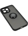 Hurtownia GSM - Etui z uchwytem na palec Bizon Case Hybrid Ring do Apple iPhone 14 Pro Max kouřové s černým rámečkem - BIZ259 - {ean13} - Hurt