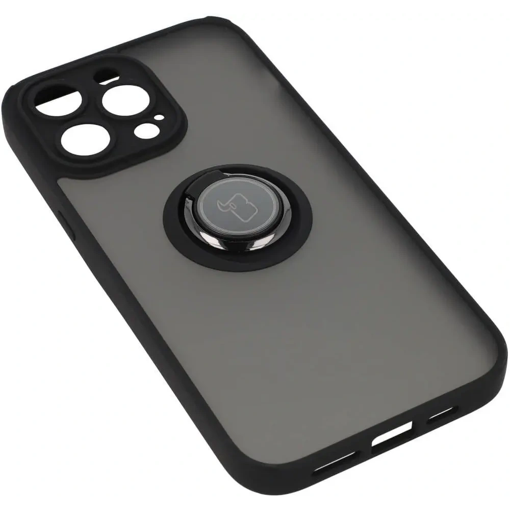 Wholesale Bizon Case Hybrid Ring Apple iPhone 14 Pro Max smoky with a black frame - BIZ259 - {ean13} - Hurt