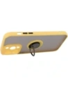 Hurtownia GSM - Bizon Case Hybrid Ring Apple iPhone 14 Pro Max fumuriu cu un cadru galben - BIZ260 - {ean13} - Hurt