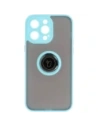 Hurtownia GSM - Bizon Case Hybrid Ring Apple iPhone 14 Pro Max rauchig mit einem hellblauen Rahmen - BIZ261 - {ean13} - Hurt