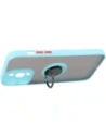 Hurtownia GSM - Bizon Case Hybrid Ring Apple iPhone 14 Pro Max rauchig mit einem hellblauen Rahmen - BIZ261 - {ean13} - Hurt