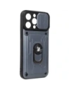 Hurtownia GSM - Bizon Case Camshield Slot pentru Card Ring Apple iPhone 14 Pro Max gri - BIZ262 - {ean13} - Hurt