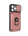Wholesale Bizon Case Camshield Card Slot Ring Apple iPhone 14 Pro Max light pink - BIZ263 - {ean13} - Hurt