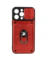 Wholesale Bizon Case Camshield Card Slot Ring Apple iPhone 14 Pro Max red - BIZ264 - {ean13} - Hurt