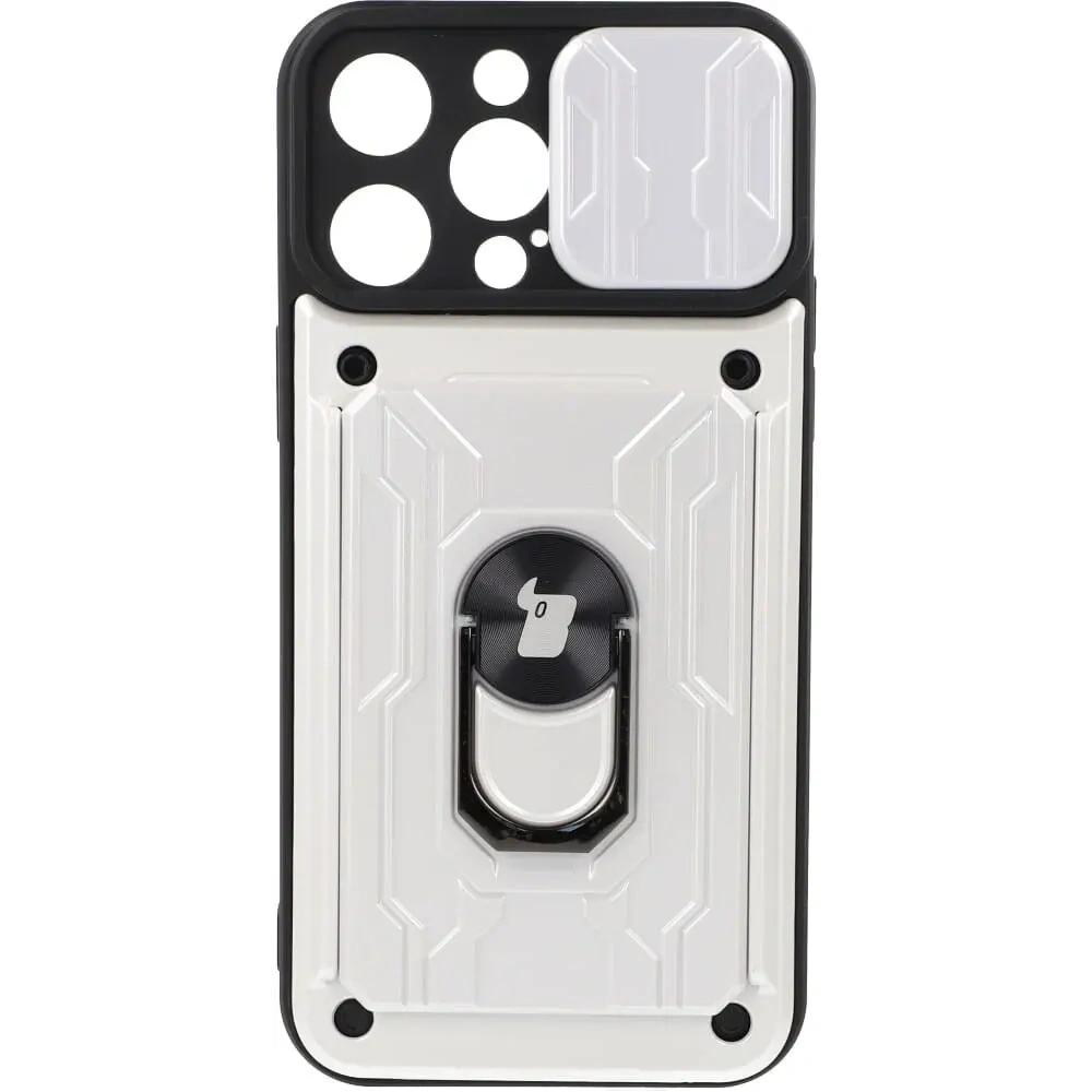 Hurtownia GSM - Bizon Case Camshield Kartensteckplatz Ring Apple iPhone 14 Pro Max weiß - BIZ265 - {ean13} - Hurt