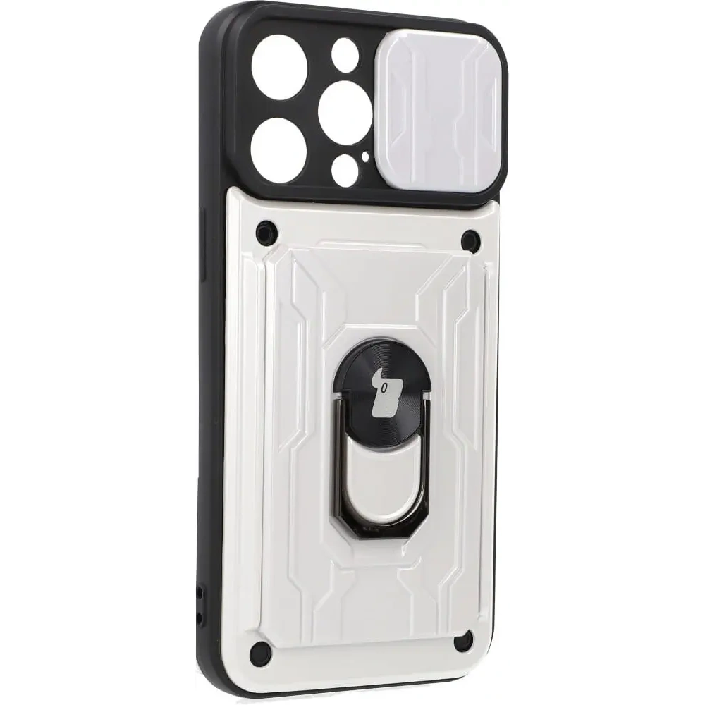Hurtownia GSM - Bizon Case Camshield Kartensteckplatz Ring Apple iPhone 14 Pro Max weiß - BIZ265 - {ean13} - Hurt