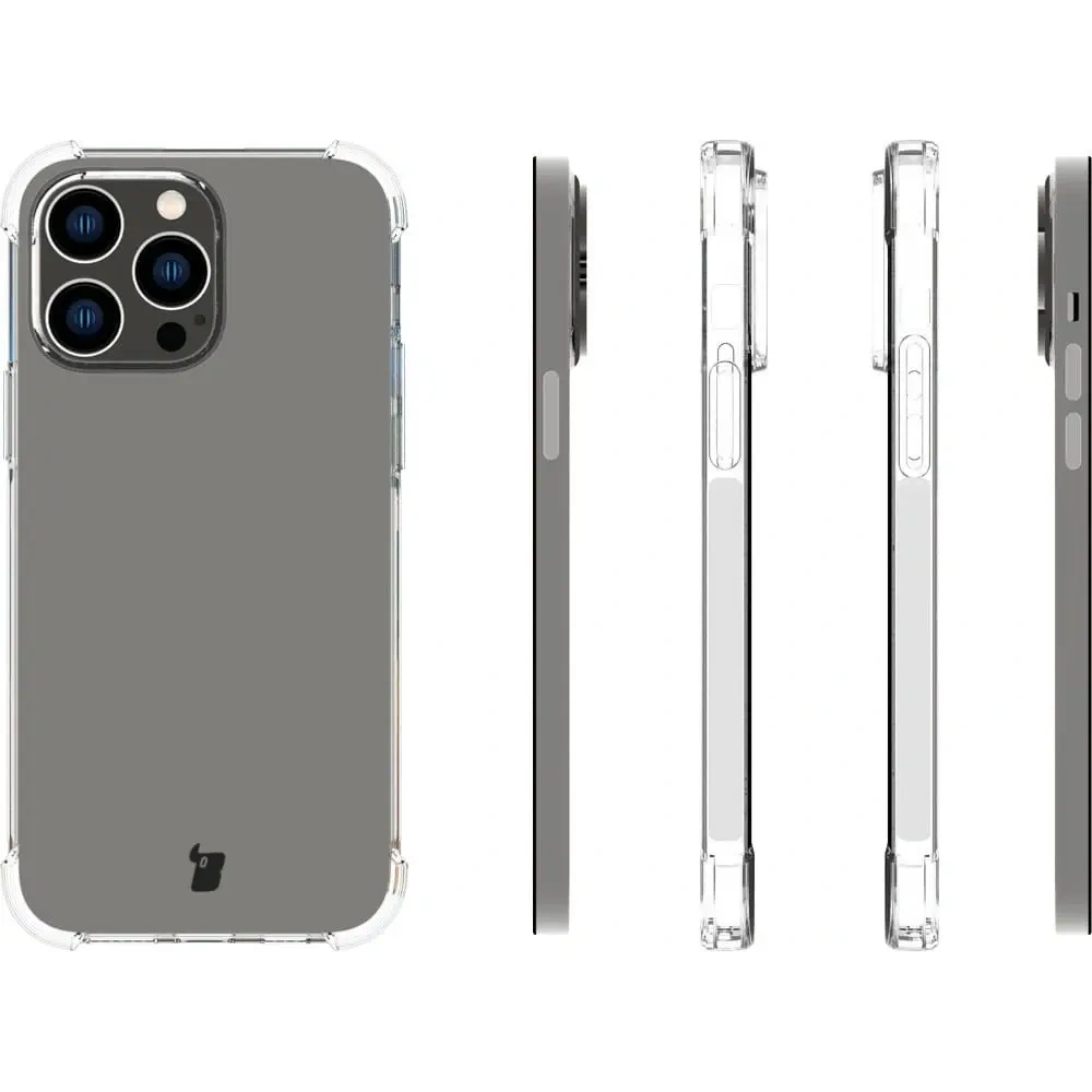 Hurtownia GSM - Etui + 2x szkło na ekran + obiektyw Bizon Case Clear Pack do Apple iPhone 14 Pro Max przezroczyste - BIZ266 - {ean13} - Hurt
