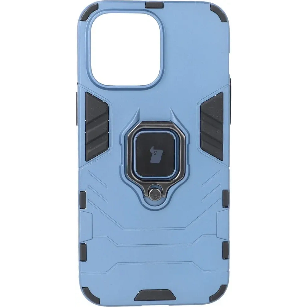 Wholesale Bizon Case Armor Ring Apple iPhone 14 Pro Max blue - BIZ268 - {ean13} - Hurt