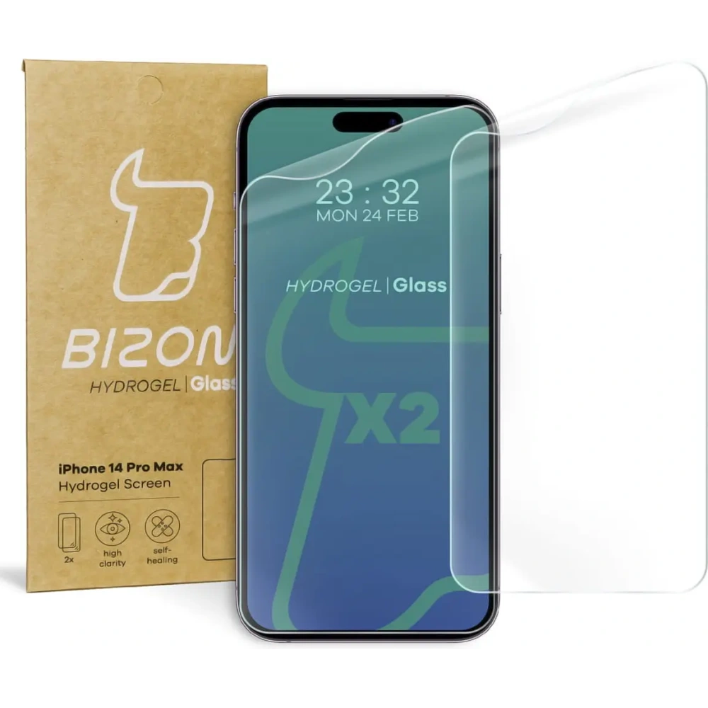 Wholesale Bizon Glass Hydrogel Apple iPhone 14 Pro Max [2 PACK] - BIZ270 - {ean13} - Hurt