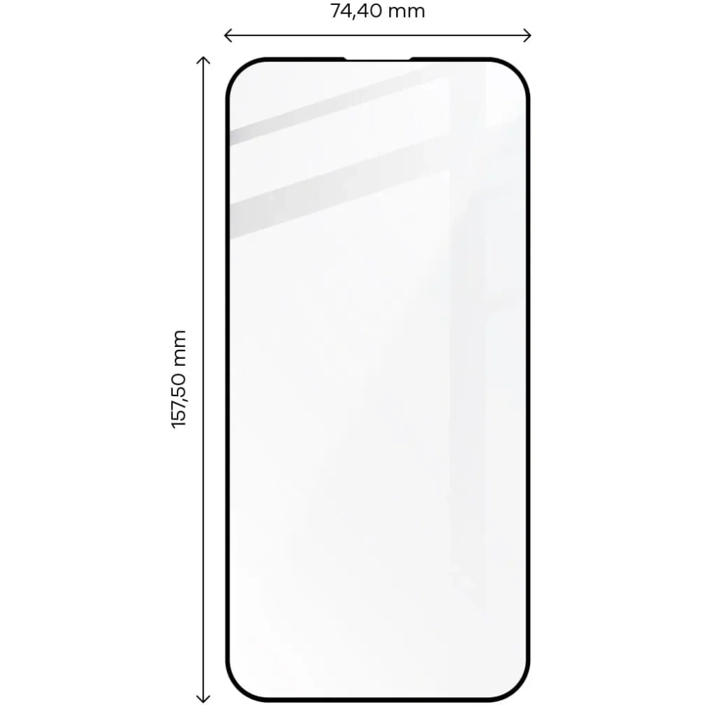 Wholesale Bizon Glass Edge Apple iPhone 14 Pro Max black - BIZ271 - {ean13} - Hurt