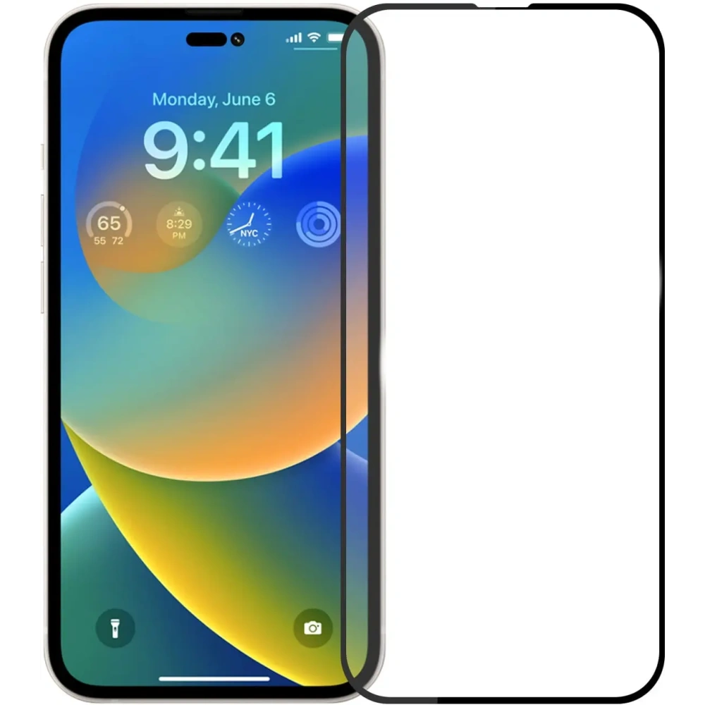 Wholesale Bizon Glass Edge Apple iPhone 14 Pro Max black - BIZ271 - {ean13} - Hurt