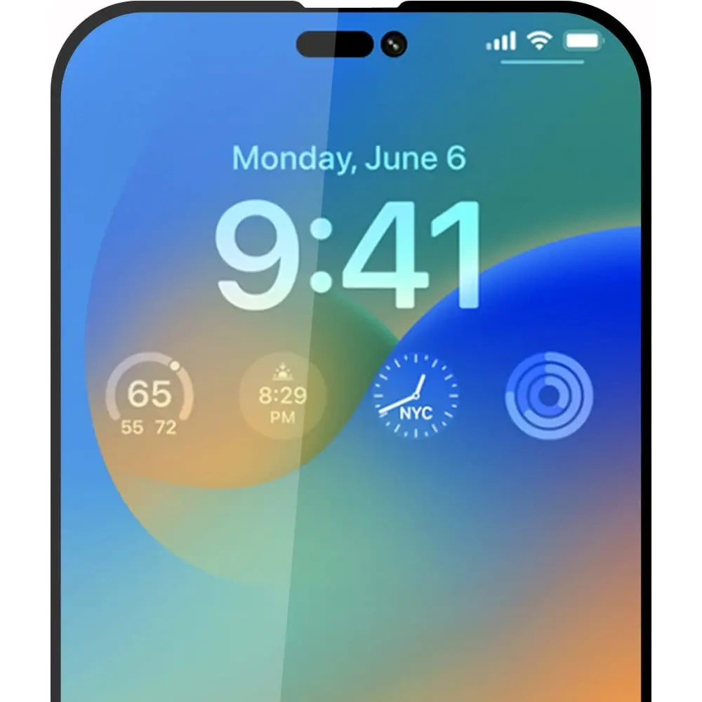 Wholesale Bizon Glass Edge Apple iPhone 14 Pro Max black - BIZ271 - {ean13} - Hurt