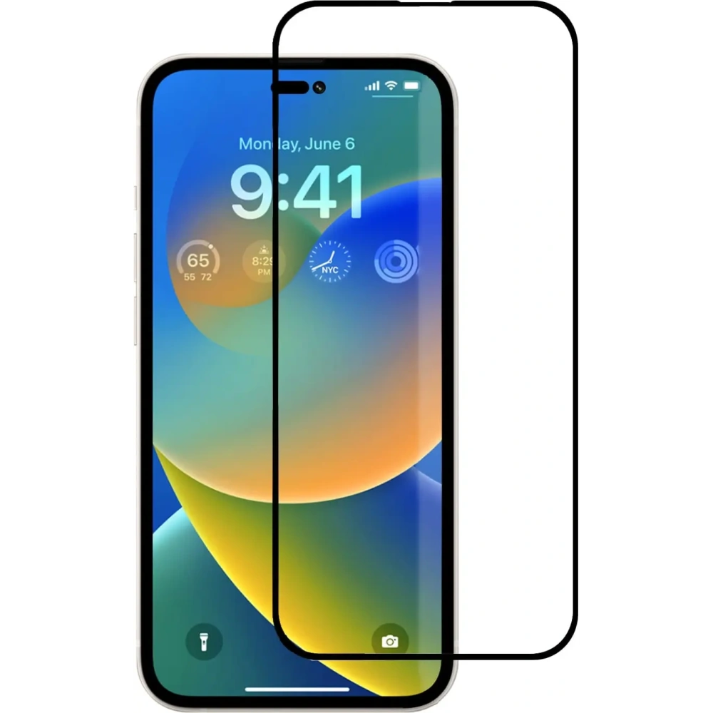 Wholesale Bizon Glass Edge Apple iPhone 14 Pro Max black - BIZ271 - {ean13} - Hurt