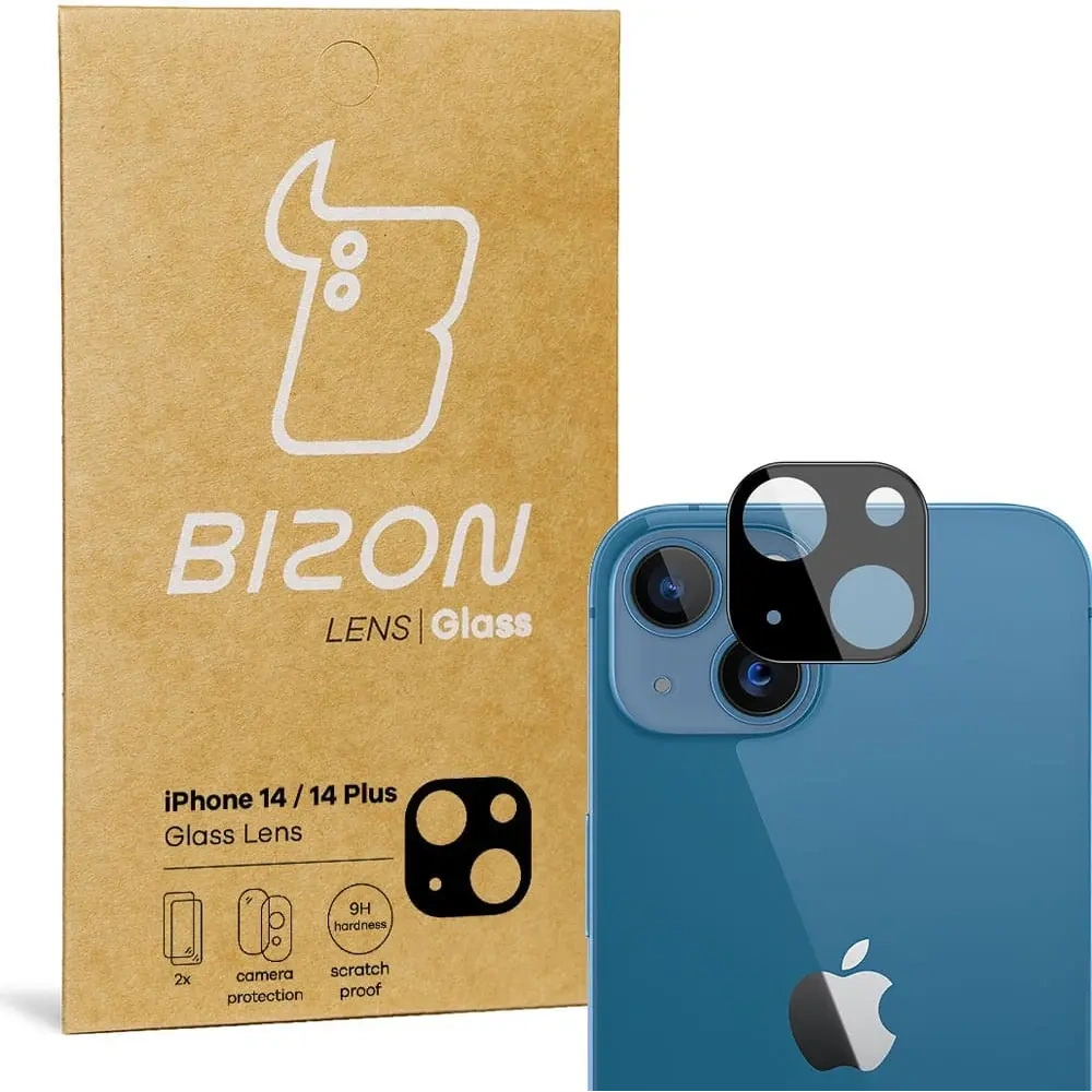 Wholesale Bizon Glass Lens Apple iPhone 14 / 14 Plus [2 PACK] - BIZ274 - {ean13} - Hurt