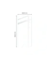 Hurtownia GSM - Bizon Glas Klar gehärtetes Glas - 3 Stück + Linsenglas Apple iPhone SE 2022/2020 8/7 - BIZ275 - {ean13} - Hurt