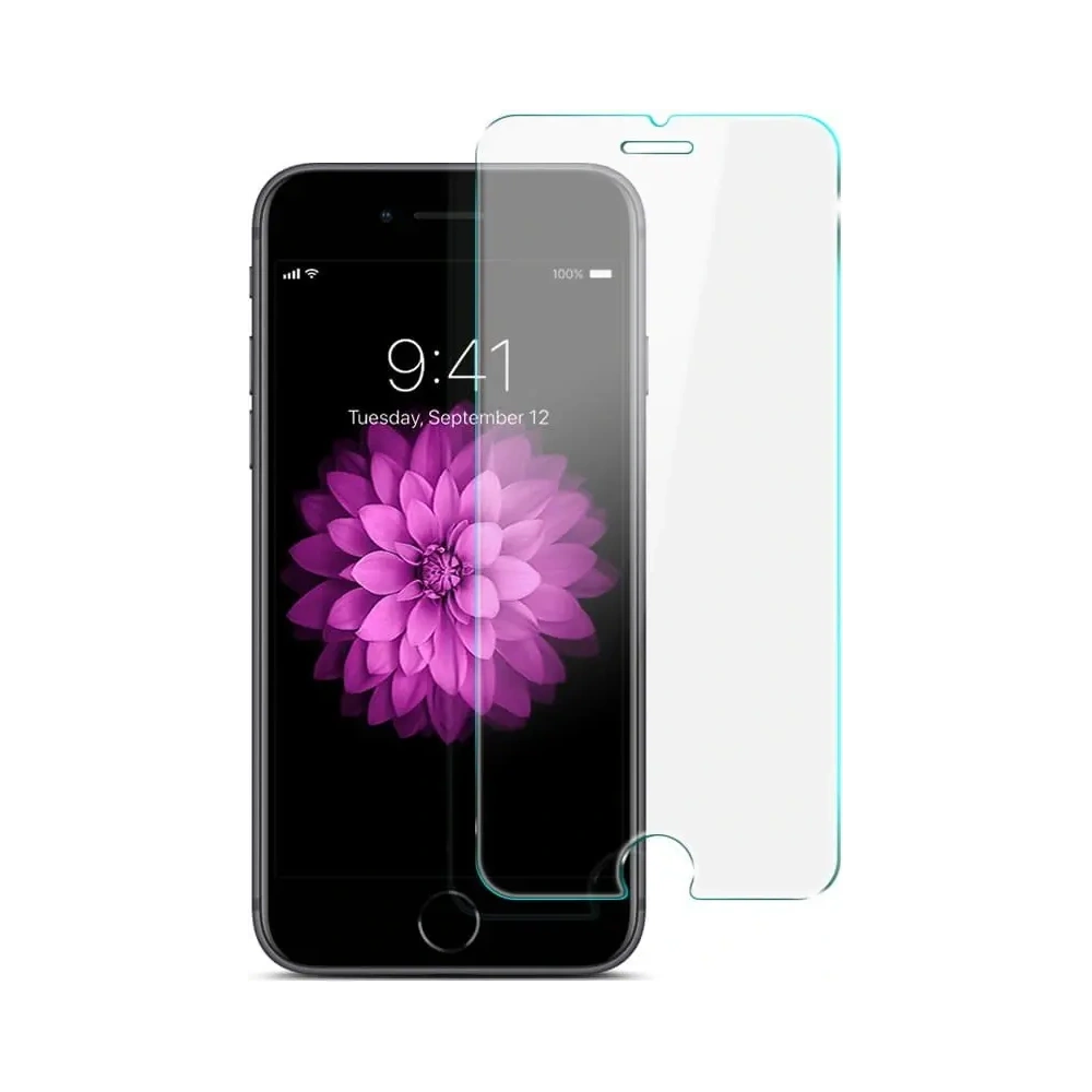 Hurtownia GSM - Bizon Glas Klar gehärtetes Glas - 3 Stück + Linsenglas Apple iPhone SE 2022/2020 8/7 - BIZ275 - {ean13} - Hurt