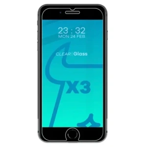 Hurtownia GSM - Bizon üveg Átlátszó edzett üveg - 3 db. + lencse üveg Apple iPhone SE 2022/2020 8/7 - BIZ275 - {ean13} - Hurt