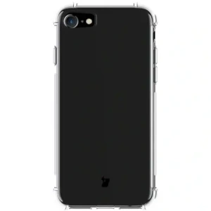 Hurtownia GSM - Bizon Case Clear Pack tok + 2x kijelző üveg + lencse üveg Apple iPhone SE 2022/2020 8/7 átlátszó - BIZ276 - {ean13} - Hurt