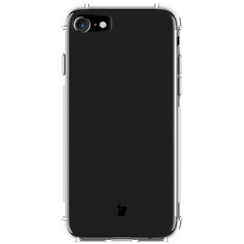 Etui + 2x szkło na ekran + obiektyw Bizon Case Clear Pack do Apple iPhone SE 2022/2020 8/7 przezroczyste