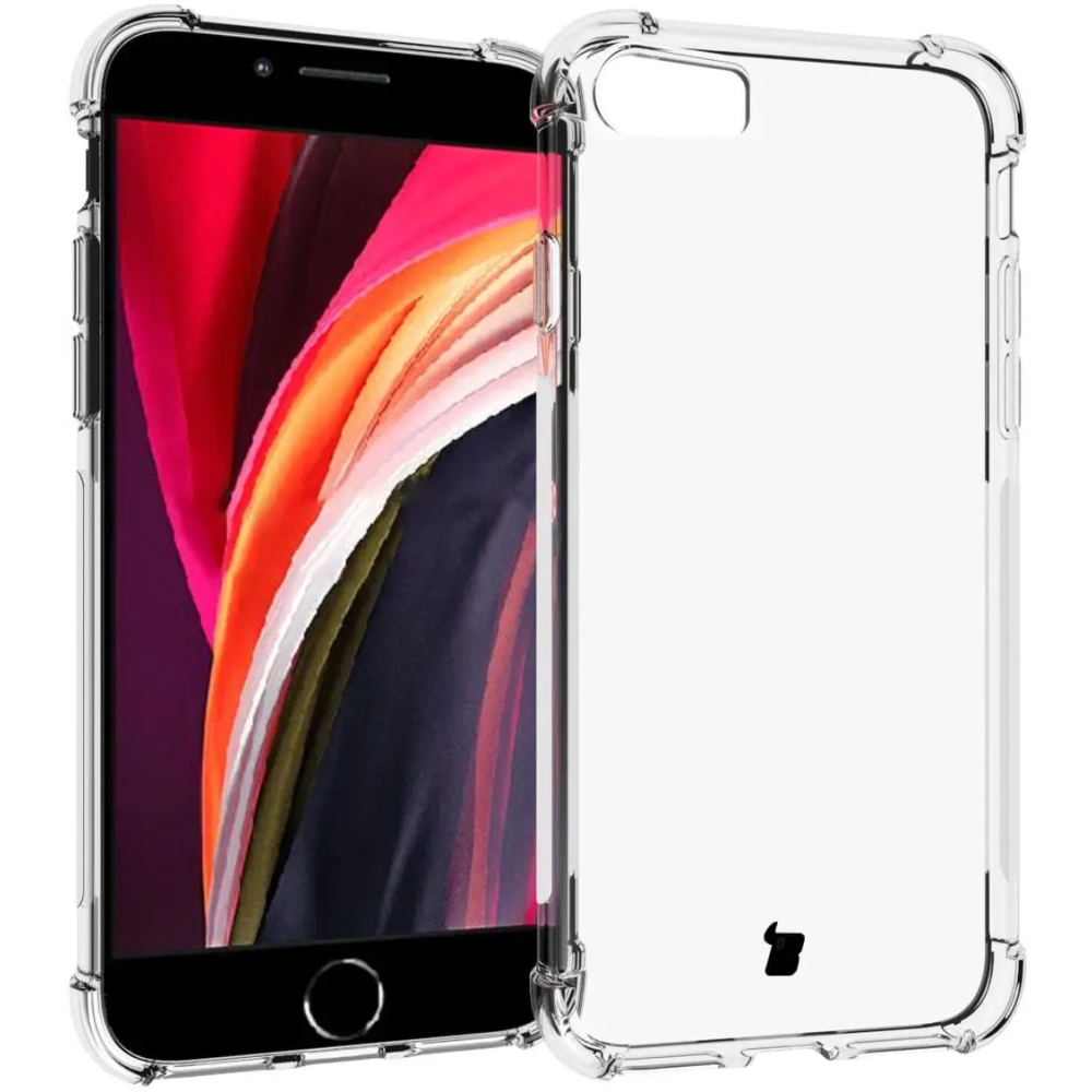 Hurtownia GSM - Bizon Case Clear Pack Hülle + 2x Schutzglas + Linsenglas Apple iPhone SE 2022/2020 8/7 klar - BIZ276 - {ean13} - Hurt