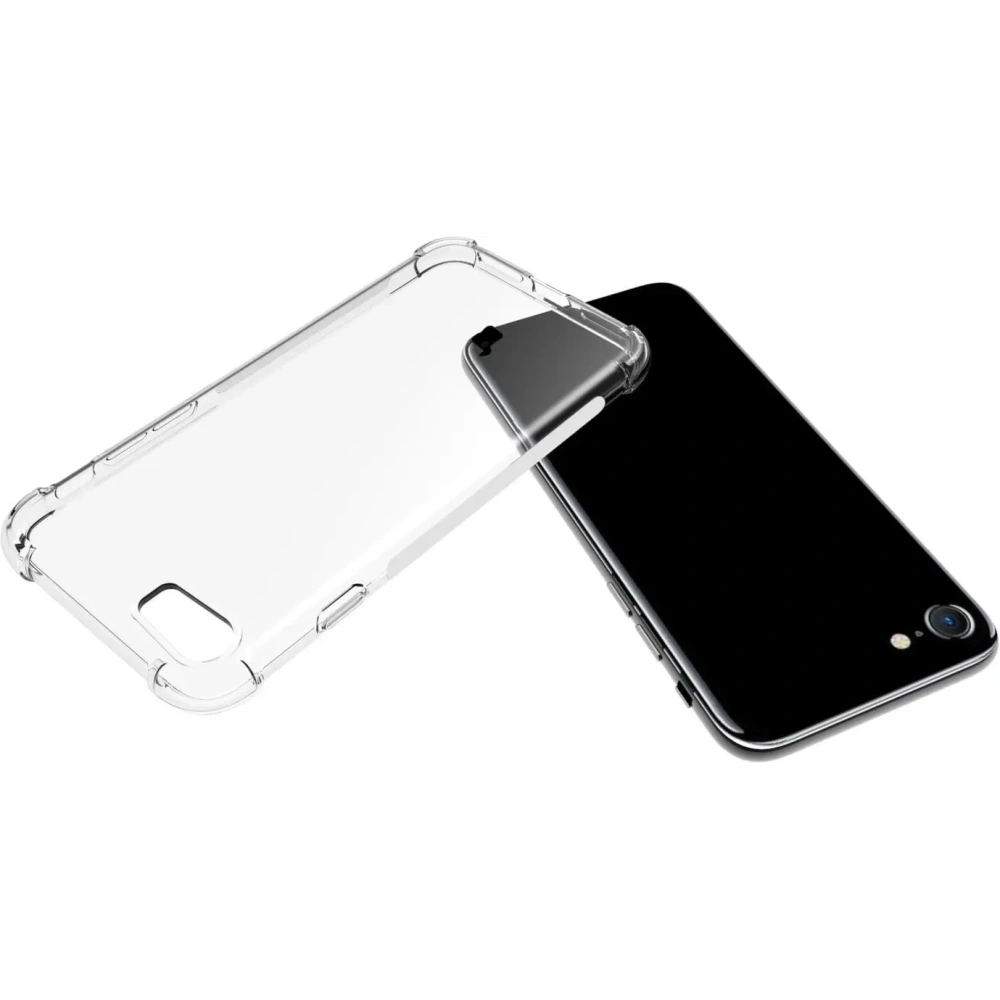 Hurtownia GSM - Bizon Case Clear Pack tok + 2x kijelző üveg + lencse üveg Apple iPhone SE 2022/2020 8/7 átlátszó - BIZ276 - {ean13} - Hurt