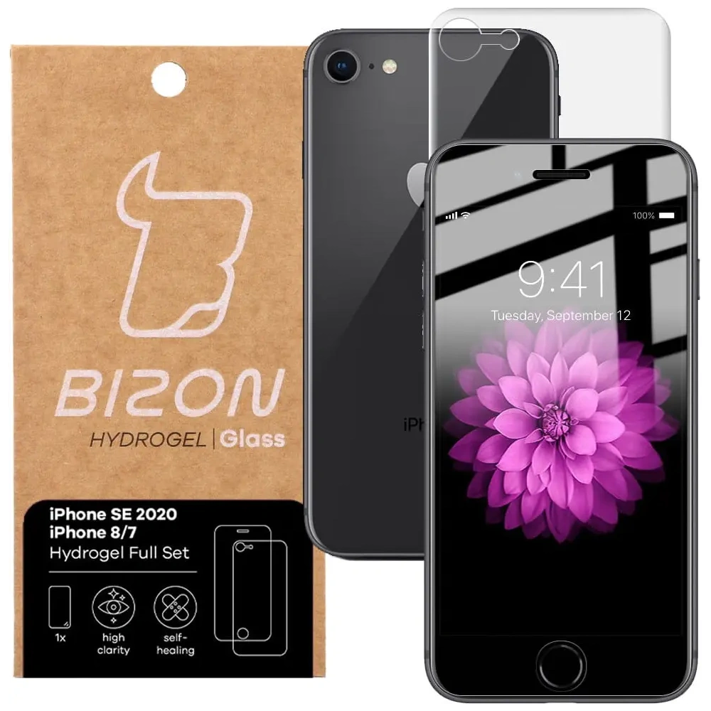 Hurtownia GSM - Bizon Glass Hydrogel Apple iPhone SE 2022/2020/ 8/ 7 - BIZ278 - {ean13} - Hurt