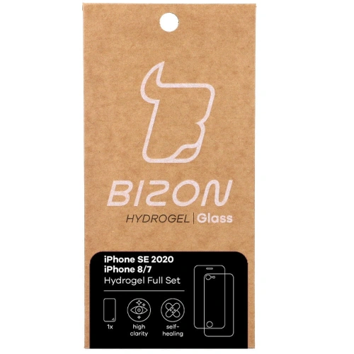 Folia hydrożelowa na tył i przód Bizon Glass Hydrogel Apple iPhone SE 2022/2020/ 8/ 7