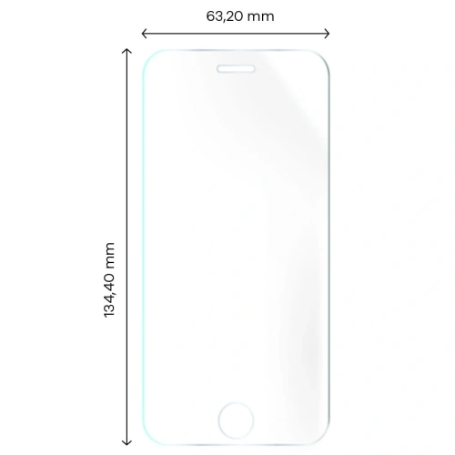 Folia hydrożelowa na ekran Bizon Glass Hydrogel Apple iPhone SE 2022/2020/ 8/ 7 [2 PACK]