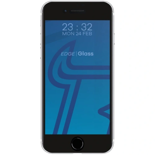 Szkło hartowane Bizon Glass Edge do Apple iPhone SE 2022/2020/ 8/ 7 czarne