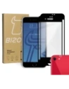 Bizon Glass Edge gehärtetes Glas - [2 PACK] + Linsenschutz Apple iPhone SE 2022/2020 8/7 schwarz