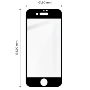 Hurtownia GSM - Bizon Glass Edge edzett üveg - [2 PACK] + lencsevédelem Apple iPhone SE 2022/2020 8/7 fekete - BIZ281 - {ean13} - Hurt