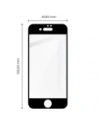 Hurtownia GSM - Bizon Glass Edge gehärtetes Glas - [2 PACK] + Linsenschutz Apple iPhone SE 2022/2020 8/7 schwarz - BIZ281 - {ean13} - Hurt