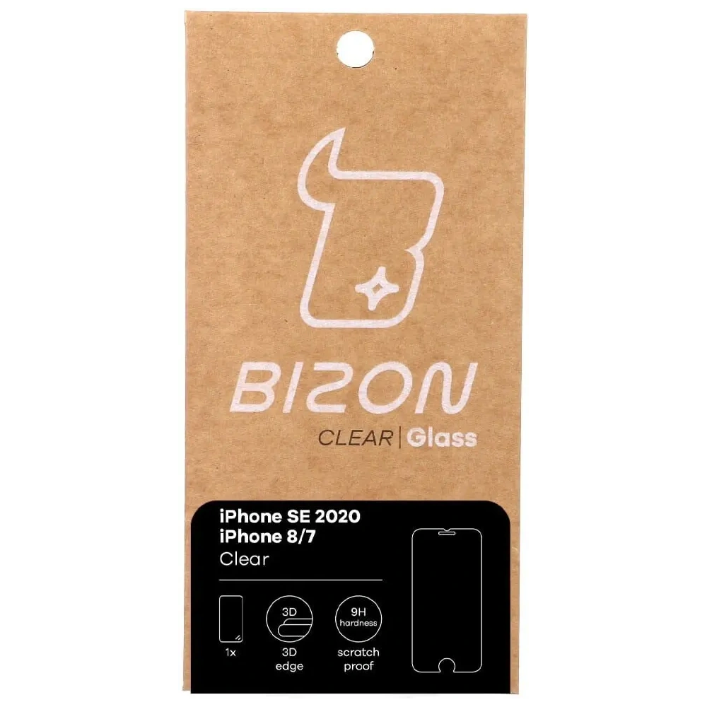 Hurtownia GSM - Bizon Glass Clear Apple iPhone SE 2022 / 2020 / 8 / 7 - BIZ282 - {ean13} - Hurt