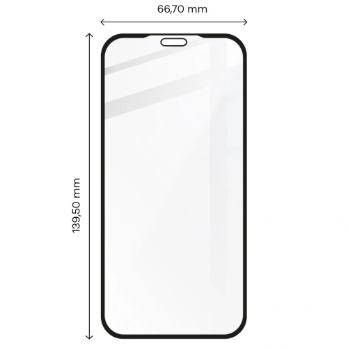 Szkło hartowane Bizon Glass Edge - [2 PACK] + ochrona na obiektyw Apple iPhone Xs / X czarne