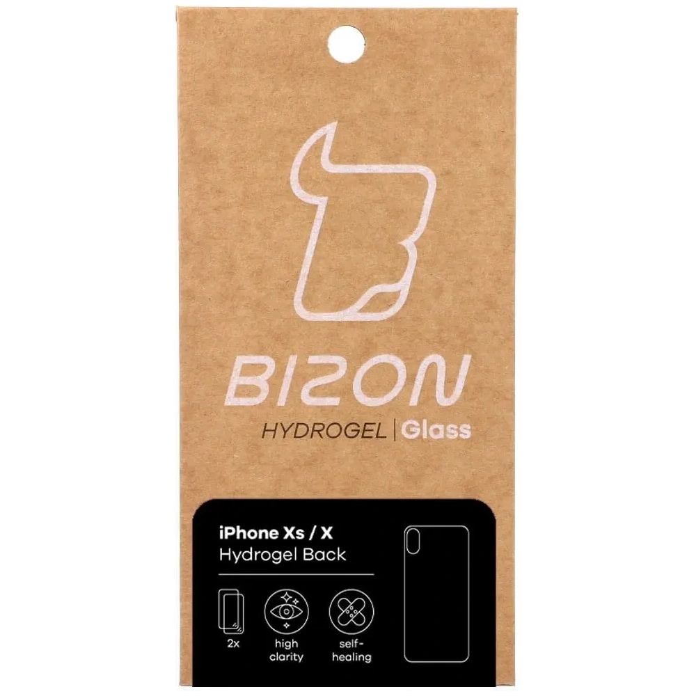 Wholesale Bizon Glass Hydrogel Apple iPhone Xs / X [2 PACK] - BIZ285 - {ean13} - Hurt