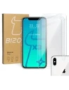 Bizon Glass Clear sticlă temperată - 3 buc. + sticlă lentilă Apple iPhone Xs