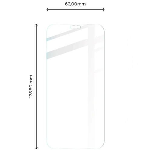 Szkło hartowane Bizon Glass Clear - 3 szt. + obiektyw Apple iPhone Xs