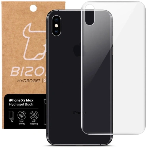 Folia hydrożelowa na tył Bizon Glass Hydrogel Apple iPhone Xs Max [2 PACK]