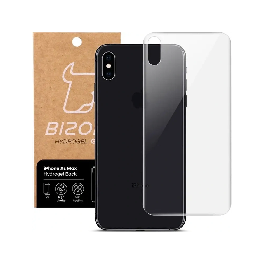 Wholesale Bizon Glass Hydrogel Apple iPhone Xs Max [2 PACK] - BIZ290 - {ean13} - Hurt