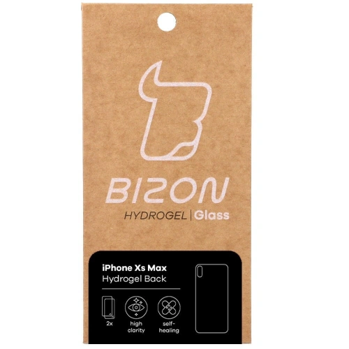Folia hydrożelowa na tył Bizon Glass Hydrogel Apple iPhone Xs Max [2 PACK]