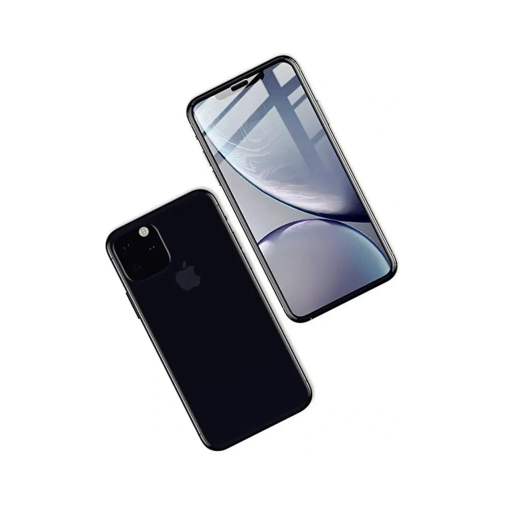 Hurtownia GSM - Bizon Glass Edge CF sticlă temperată - [2 PACK] + protecție pentru lentile Apple iPhone Xs Max negru - BIZ291 - {ean13} - Hurt