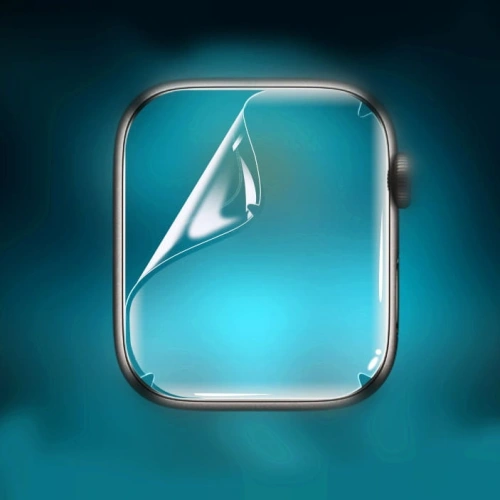 Folia hydrożelowa na ekran Bizon Glass Hydrogel Apple Watch 8/7 41mm [2 PACK]