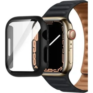 Wholesale Bizon Case Case + Glass Set Apple Watch 8/7 41mm black - BIZ293 - {ean13} - Hurt