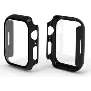 Wholesale Bizon Case Case + Glass Set Apple Watch 8/7 41mm black - BIZ293 - {ean13} - Hurt