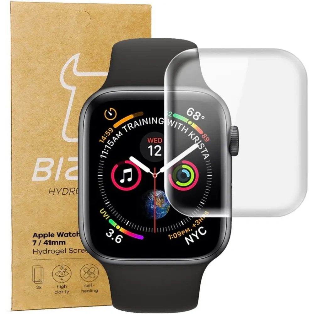 Hurtownia GSM - Bizon Glass Hydrogel v2 Apple Watch 8/7 41mm [2 PACK] - BIZ294 - {ean13} - Hurt