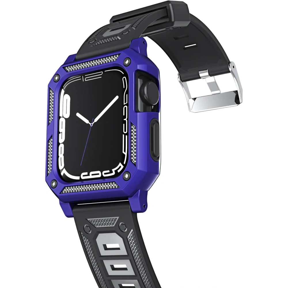 Hurtownia GSM - Etui z paskiem Bizon Strap + Case Watch Armor do Apple Watch 40 / 41mm fialové - BIZ295 - {ean13} - Hurt