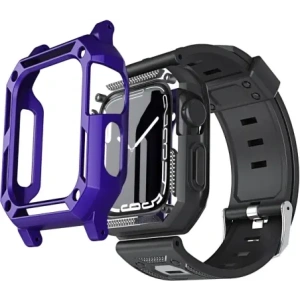Hurtownia GSM - Bizon Strap + Case Watch Armor Apple Watch 40 / 41mm mov - BIZ295 - {ean13} - Hurt