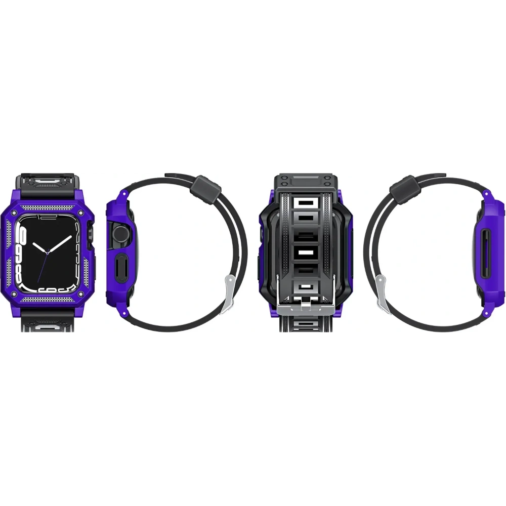 Hurtownia GSM - Etui z paskiem Bizon Strap + Case Watch Armor do Apple Watch 40 / 41mm fialové - BIZ295 - {ean13} - Hurt