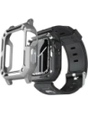 Hurtownia GSM - Bizon Strap + Carcasa Watch Armor Apple Watch 40 / 41mm argintie - BIZ296 - {ean13} - Hurt